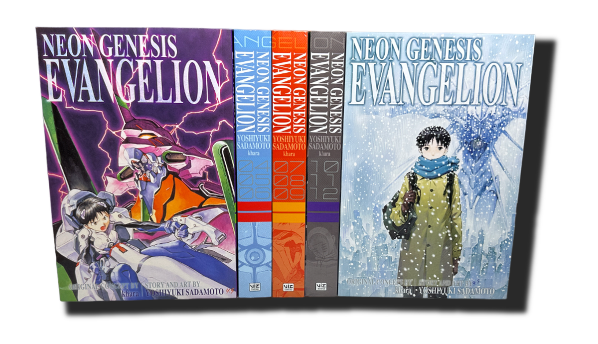 Neon Genesis Evangelion 3 in 1 Volumes 1-5 (1-14) Complete Manga