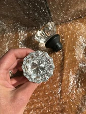 Nostalgic Warehouse Rope Rosette Crystal Privacy Knob