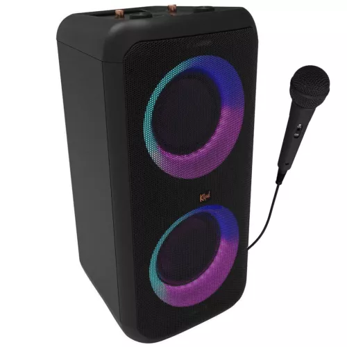 Klipsch Gig XXL Portable Bluetooth Party Speaker with RGB Lights & Karaoke Mic