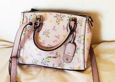 NINE WEST Dusty Pink Floral Crossbody Women's Hand Bag Shoulder Bag