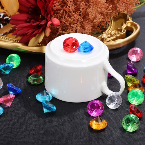 100 Pcs Acryl- Edelsteinhandwerk Für Kinder Dekorative Diamanten - Picture 8 of 11