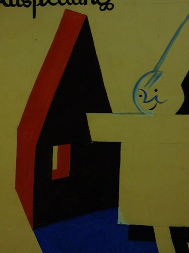 Edvard Frank "Haus, Herd, Garten"Entwurf Plaket Tempera , Nachlass, signiert - Picture 3 of 6