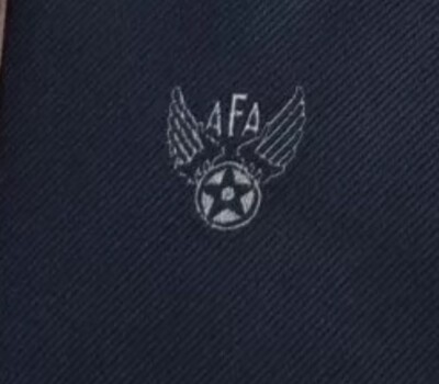 Givenchy Tie Vintage US Air Force Academy USAFA Cadet Prep School Ivy Style Trad