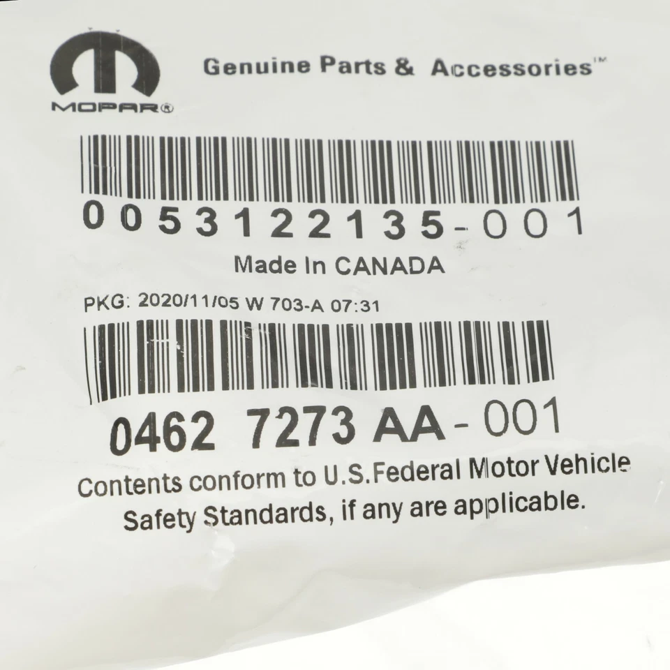 2011-2019 DODGE TRAVEL КРЫШКА МАСЛЯНОГО ФИЛЬТРА ДВИГАТЕЛЯ КРЫШКА ПОДЛИННЫЙ НОВЫЙ MOPAR 4627273AA - Изображение 3 из 3