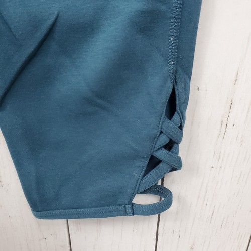 Free People Movement Crop Leggings Womens Size L Large Dark Teal - Picture 5 of 9