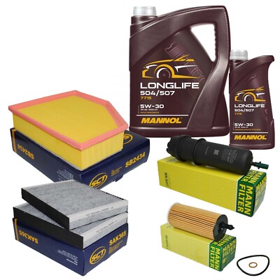 Inspektionspaket BMW 5er G30 F90 518d 520d 525d 6er 620d 7er G11 725d +6L 5W30