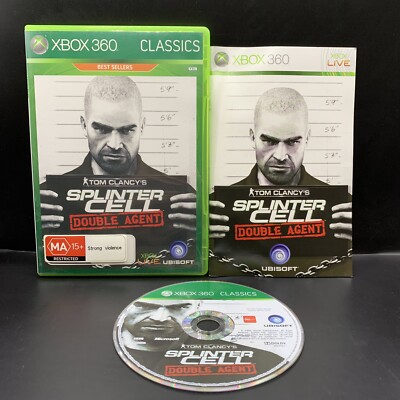 Tom Clancy's Splinter Cell Double Agent Xbox 360 Game Complete With Manual
