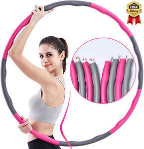 Hula Hoop Collapsible Weighted Fitness Padde Abs Exercise Gym Workout  Hoola UK
