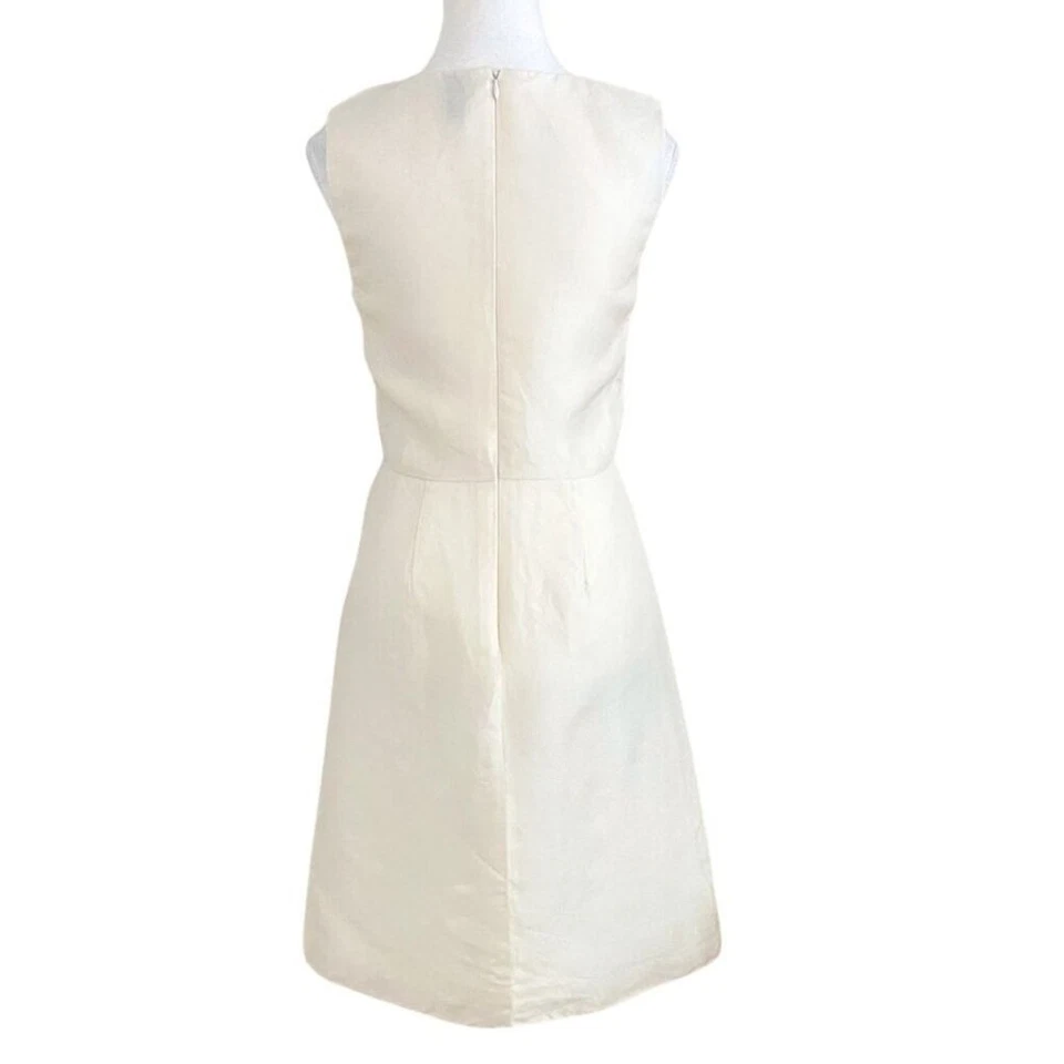 VESTIDO LÍNEA A ORGANZA 100% SEDA COLECCIÓN VERA WANG - 2 Foto 3 de 4