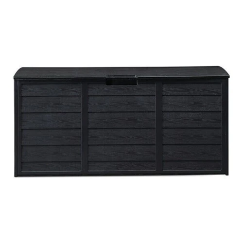 Outdoor Garden Plastic Storage Deck Box Chest Tools Cushions Toys Lockable Seat - Picture 4 of 10