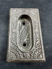 Single Branford  Oriental Bamboo Window Pull Aesthetic Movement. Bamboo. B-11721