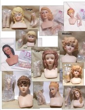 PORCELAIN DOLL Head Arms Hands Feet LOTS OF VARIOUS STYLES Mangelsen's