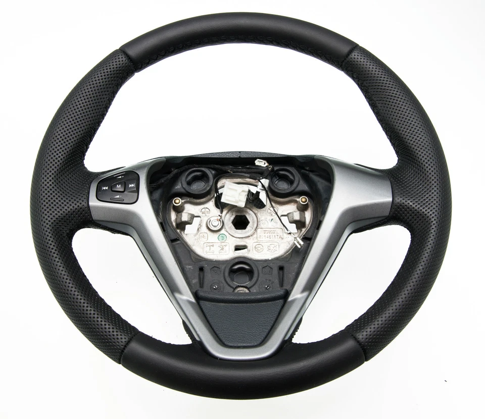 Lenkrad beziehen mit Leder für Ford Fiesta Bj. 2012-2017 McarStyling - Bild 3 von 4