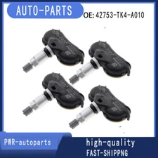 4pcs TPMS Tire Pressure Monitor Sensor 42753-TK4-A010 42607-06020 For Honda