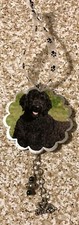 Handmade Recycled Christmas Ornament Hanger Canine Dog Breeds - LABRADOODLE