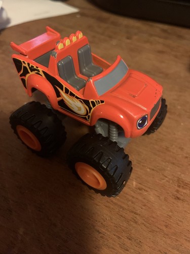 BLAZE & THE MONSTER MACHINES FLAMING VOLCANO JUMP DieCast Truck Rare DGK85 - Picture 2 of 5