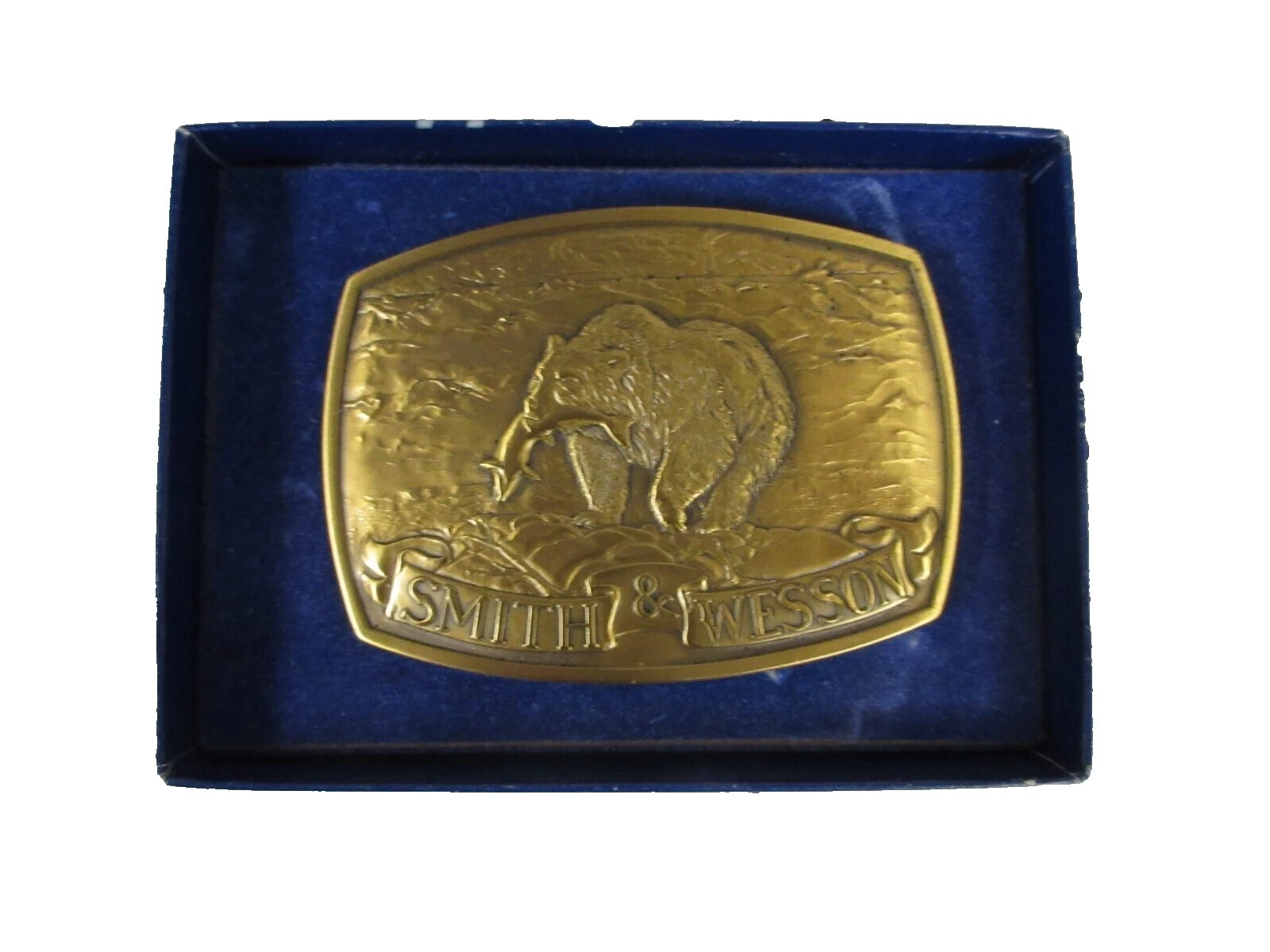 Пряжки поясные винтажные Smith & Wesson латунь