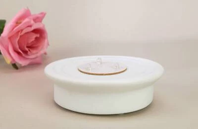 Dome Light LED-Base, batteriebetrieben Bisquitporzellan, weiss, Ersatzteller - Bild 1 von 4