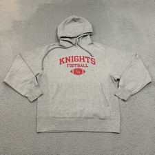 Champion Reverse Weave Hoodie Mens Small Gray Pullover Sweatshirt Heavyweight