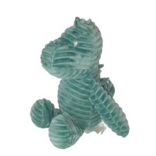 2021 Carter's 67792 Ribbed Green Dinosaur Dino Lovey Plush BeanBag Toy 11"
