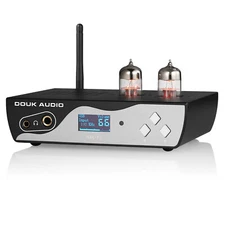 HiFi Bluetooth 5.0 Tube Preamp USB DAC S/PDIF D/A Converter Headphone Amp DSD512