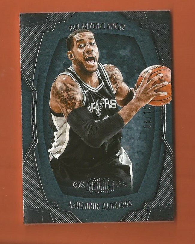 2018-19 PANINI DOMINION LaMARCUS ALDRIDGE #d 03/75 SAN ANTONIO SPURS