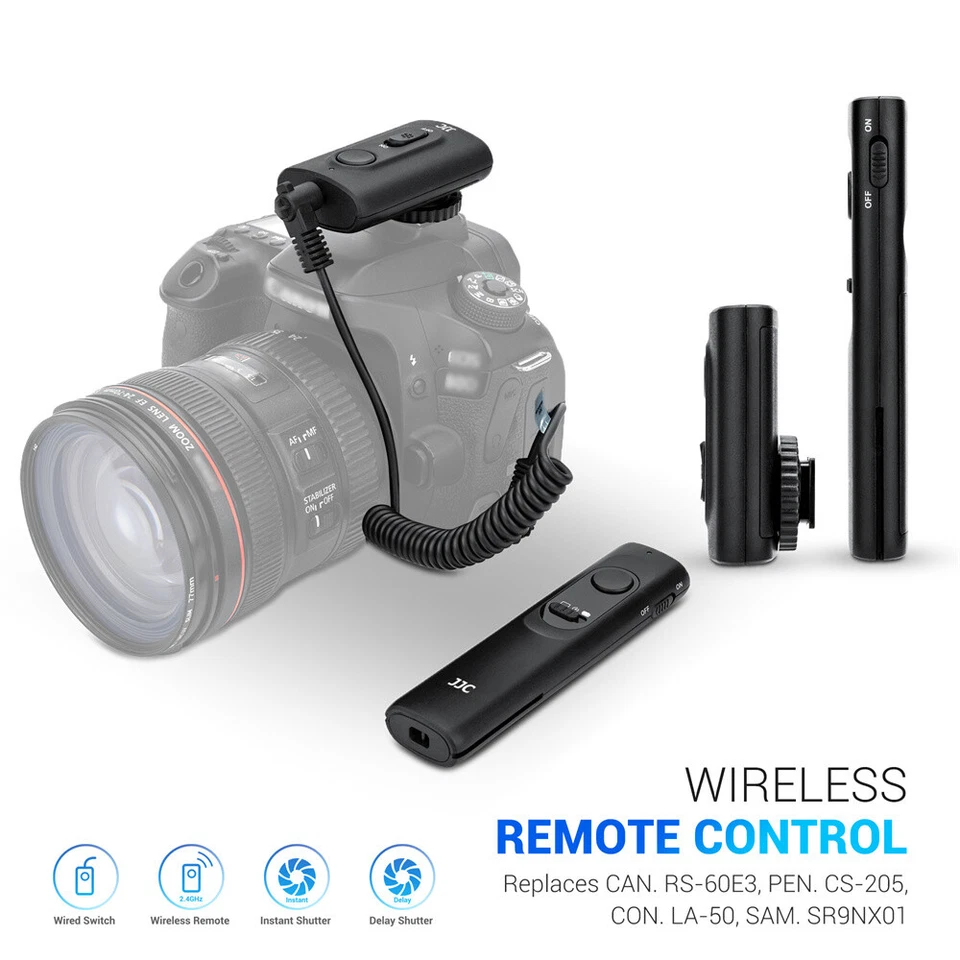 Wireless Remote Control for Canon Camera as RS-60E3 Pentax CS-205 Contax LA-50 - Image 3 of 4