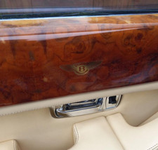 Bentley gold foil logo / decal for car interiors and door caps