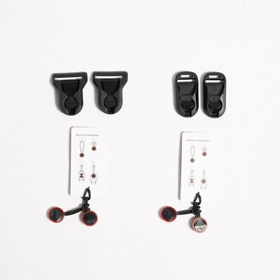 4x Peak Design Anchors &  4x camera strap quick mounts for 1.25'' wide strap
