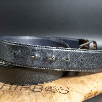 Dior Homme Mens Belt Leather CD Logo Buckle Belt Authentic Dior Homme Mens Belt Leather CD Logo Buckle Belt Authentic