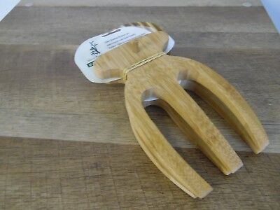 Island Bamboo Salad Hands Servers Wooden Serving  Natural Material UNUSED New