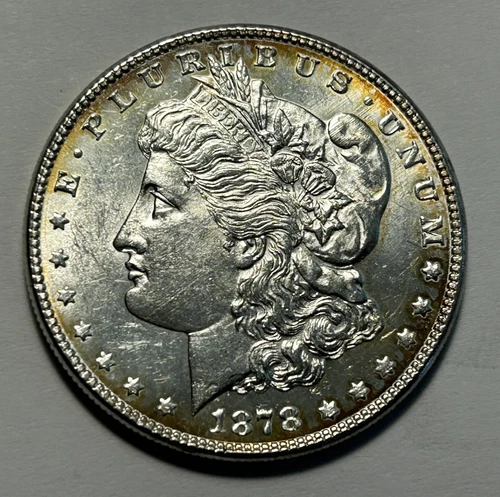 1878 T TF  MORGAN DOLLAR BU