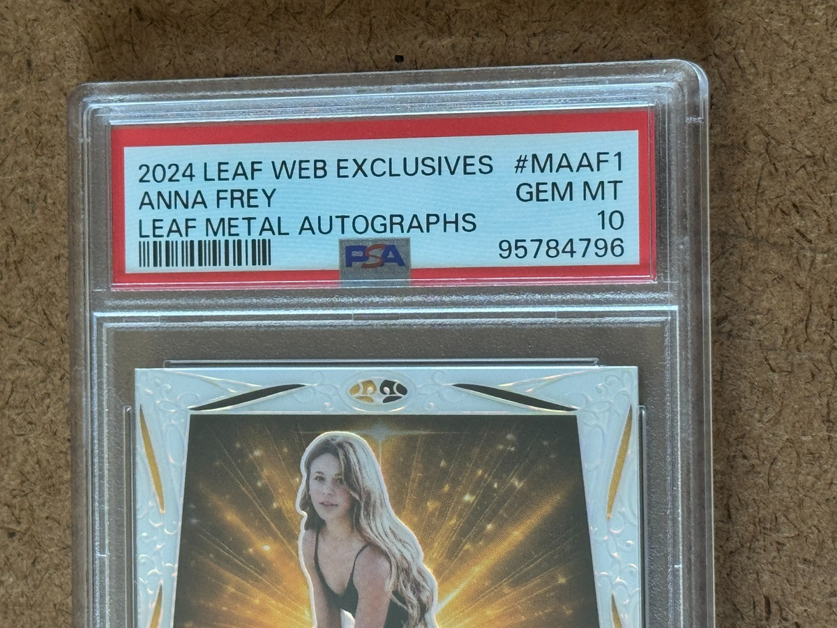 2024 Leaf Online Exclusive Autographs - Anna Frey #MA-AF1 /540 (AU