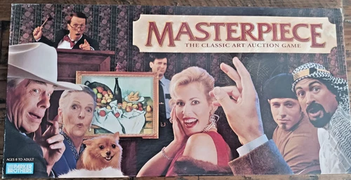 Vintage Masterpiece The Classic Art Auction Game 1996 Parker Bros. Excellent!