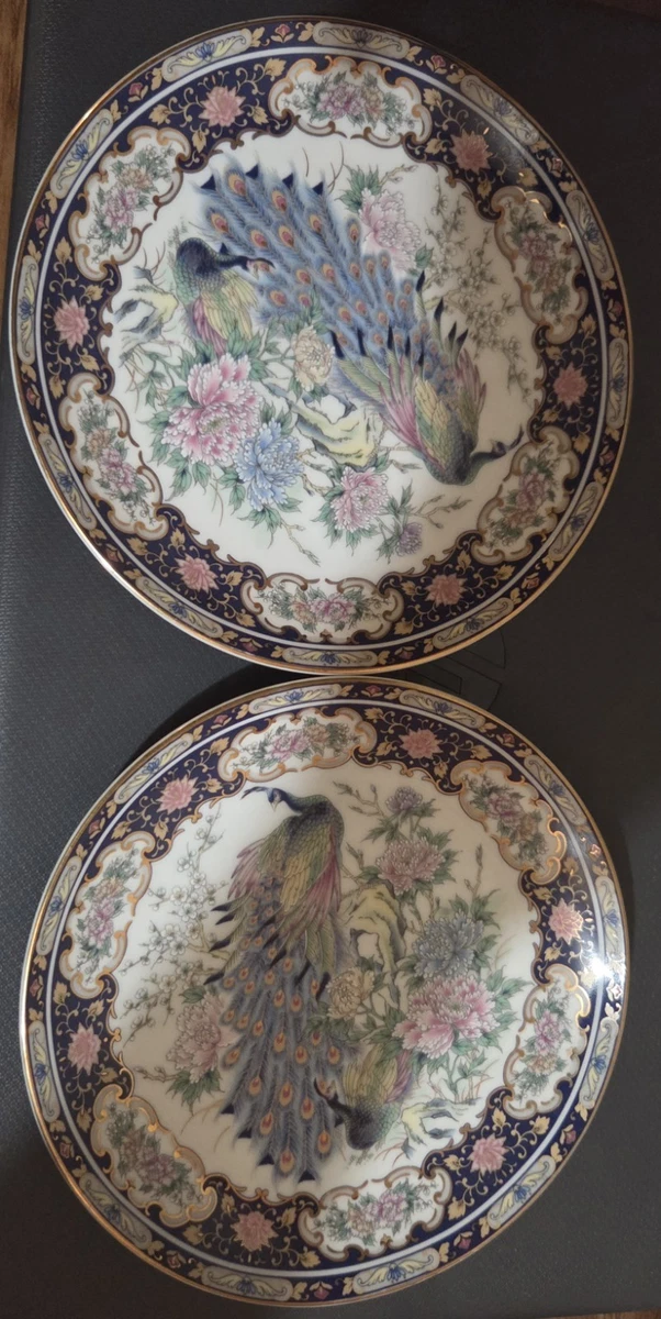 Peacock Plate In Collectible Japanese Bowls & Plates 1900-Now for