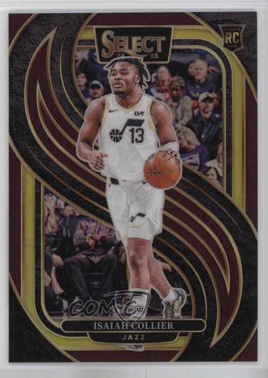 2024-25 Panini Select Premier Level Maroon Prizm 34/175 Isaiah Collier #178 0rr7