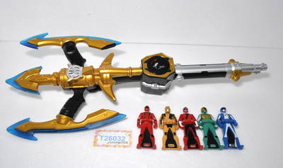 #ad #ad Kaizoku Sentai Gokaiger DX Gokai Spear Ranger Key Series Morpher w 5 Ranger Key $54.00