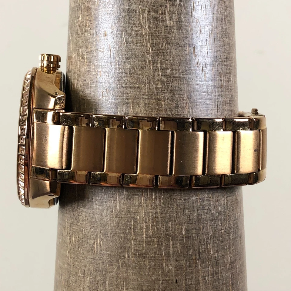 Fossil女式BQ1089铺路日日期金色石英表模拟40毫米手表7 1/4 — 第 3/4 张图片