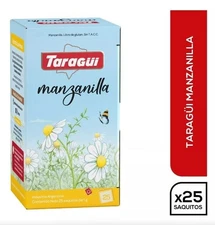 TARAGUI Te de Manzanilla  x 25  |  Chamomile Tea  - Gluten Free.