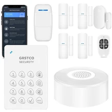 9X/Pack Home Alarm System Kit Door Window Sensors WiFi Security System for Kids