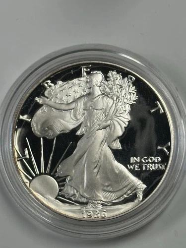 1986-S Proof 1 oz Silver American Eagle (Brilliant Uncirculated)