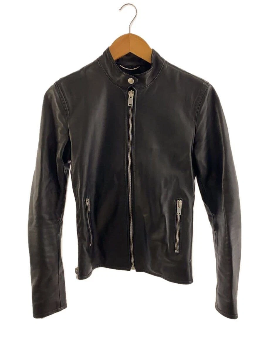 SAINT LAURENT (YSL) SAINT LAURENT GIACCA PELLE BLUSON 42 PECORA Nero 362239