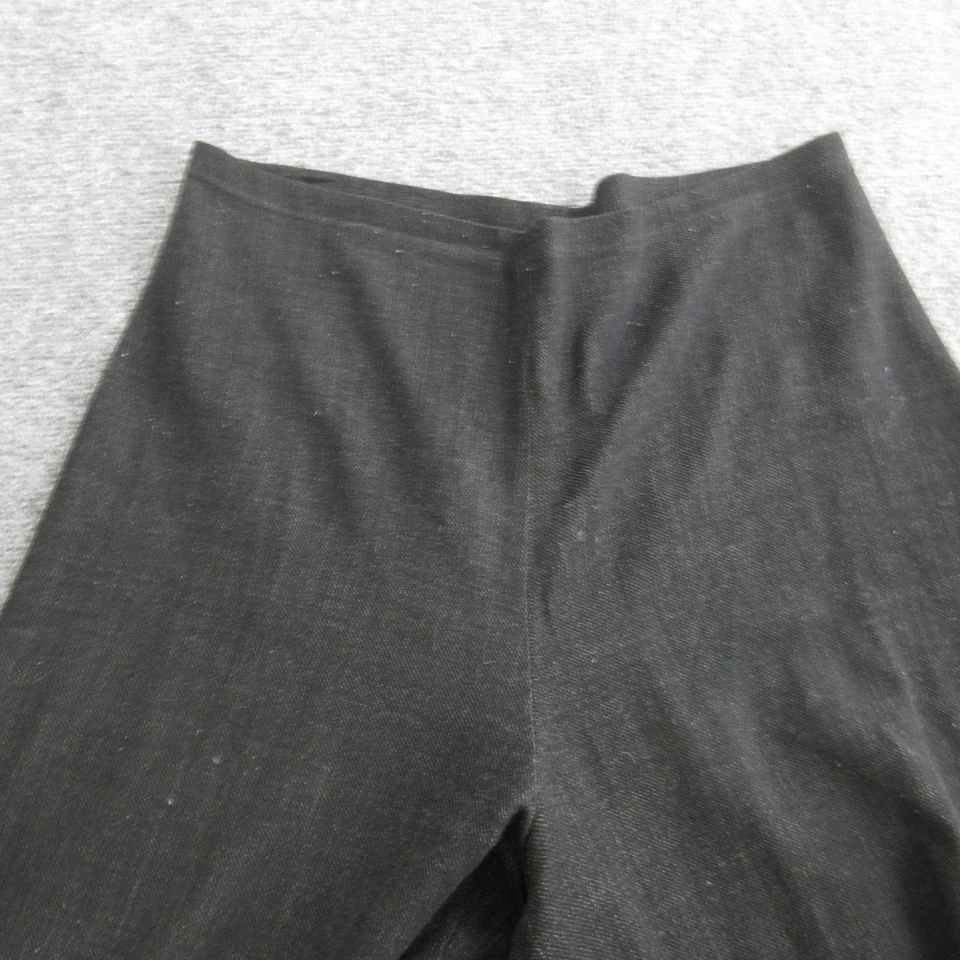 Lilith Pants Womens XL Black Wool Blend Cropped Wide Leg Culottes Made in France - Image 4 of 4
