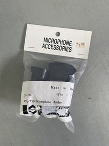 Universal Clip Type Microphone Holder New Old Stock