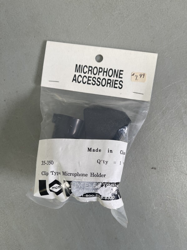 Universal Clip Type Microphone Holder New Old Stock
