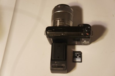 Great Sony Alpha NEX-F3K 16.1MP Digital Camera Black (Kit w/ E OSS 18-55mm Lens)