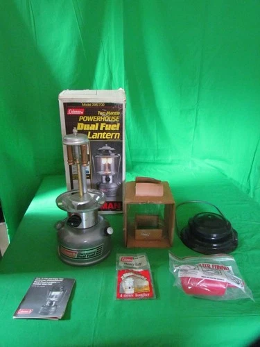 Coleman 295-700 Powerhouse Dual Fuel Camping Lantern Dated 02/93 New Open Box