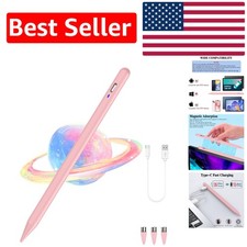 Magnetic and Rechargeable Stylus Pen in Pink - Elevate Your Creative Experience