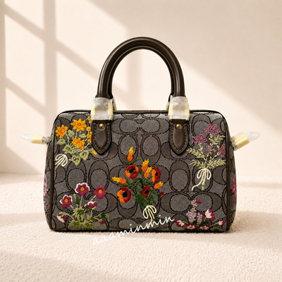 NWT Coach Mini Rowan Crossbody Bag In Signature Jacquard With