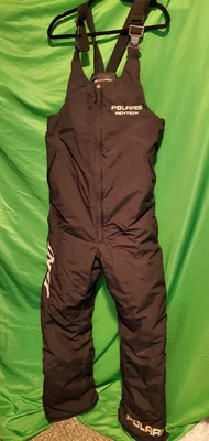Vintage Polaris Indy Indytech Black Snowmobile snow bib Men's Medium M Ultrex - Image 1 of 4